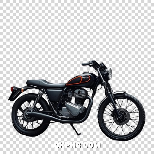 royalty free black heavy bike png